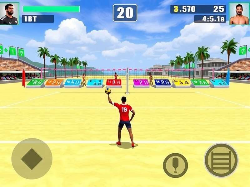 Beach Volley India Strikers gameplay screenshot